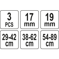 ZESTAW ROZPIERAKÓW DO RUR WYDECHOWYCH