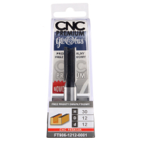 FREZ TRZPIENIOWY CNC PREMIUM PROSTY DWUPŁYTKOWY 12*30*12