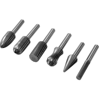 FREZY TRZPIENIIOWE DO METALU FI 6MM 6 SZT.