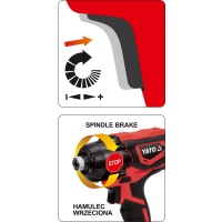 Zakrętarka udarowa akumulatorowa Yato YT-82800 18V 160Nm