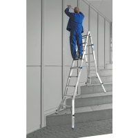 DRABINA ALUMINIOWA PRZEG. TELESKOPOWA STABILO 4X5 SZCZEBLI