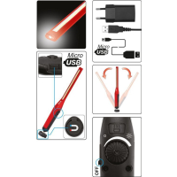 LAMPA WARSZTATOWA COB LED 7W , 600LM+120LM