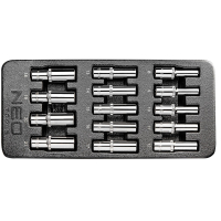 ZESTAW NASADEK DŁUGICH 1/2'' 8-21MM  14 SZT. WKŁADKA