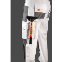 SPODNIE ROBOCZE BIAŁE L/52