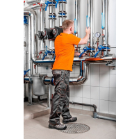 SPODNIE ROBOCZE NA SZELKACH ROZMIAR 245G  XL/56