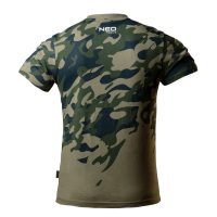 T-SHIRT ROBOCZY Z NADRUKIEM CAMO, ROZM.XL