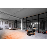 NAGRZEWNICA OLEJOWA 50KW ZBIORNIK 50L KÓŁKA