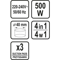 BLENDER KIELICHOWY DO SMOOTHIE 500W