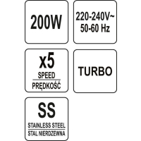 MIKSER RĘCZNY 200-250W