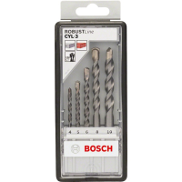 ZESTAW WIERTEŁ BOSCH DO BETONU 4-12 MM 2607010545