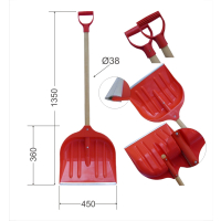 ŁOPATA DO ŚNIEGU PLASTIKOWA DUŻA