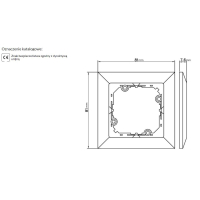 PERŁA RAMKA POCZWÓRNA