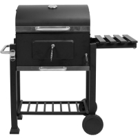 GRILL WĘGLOWY DELUXE, RUSZT 57*37CM