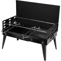 GRILL WĘGLOWY SKŁADANY 42*221CM, WALIZKA