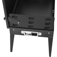 GRILL WĘGLOWY SKŁADANY 42*221CM, WALIZKA