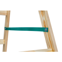 DRABINA DREWNIANA BRAKET STANDARD 2X4 SZCZEBLE 124CM