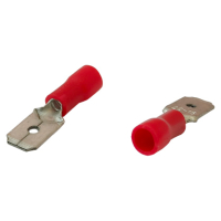 KOŃCÓWKA WSUWANA IZOLOWANA 0.5-1.5MM 0.8-6.35 10 SZTUK