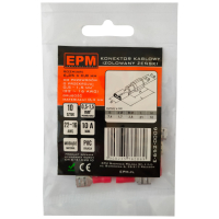 KOŃCÓWKA NASUWKA IZOLOWANA 0.5-1.5MM 0.8-6.35 10 SZTUK