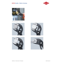 Szczypce do rur Knipex Cobra 87 01 180