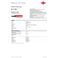 NOŻYCE DO KABLI 200MM