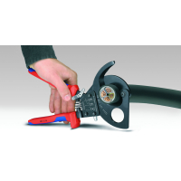 NOŻYCE DO KABLI 280MM, MECHANIZM ZAPADKOWY