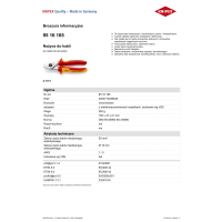 NOŻYCE DO KABLI IZOLOWANE 1000V 165MM