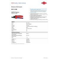 NOŻYCE DO KABLI STEPCUT 160MM