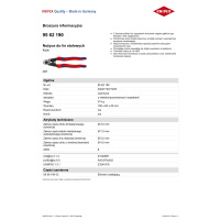 NOŻYCE DO LIN STALOWYCH 190MM.