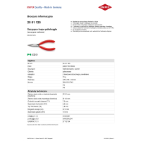 SZCZYPCE TNĄCE PÓŁOKRĄGŁE 125MM