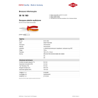 SZCZYPCE IZOLOWANE PŁASKIE WYDŁUŻONE 160MM