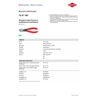 SZCZYPCE TNĄCE BOCZNE O ZWIĘKSZONYM PRZEŁOŻENIU 160MM