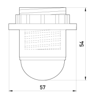 OPRAWKA BAKELITOWA Z PIERŚCIENIEM E27 CZARNA