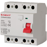 WYŁĄCZNIK RÓŻNICOWOPRĄDOWY RCCB.PRO 4P 25A 30MA