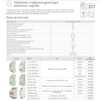 LAMPKA SYGNALIZACYJNA NA SZYNĘ DIN E.I.DIN.220 CZERWONA