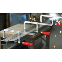 ŚCISK ŚRUBOWY ŚLUSARSKI STALOWY GS 100/50MM