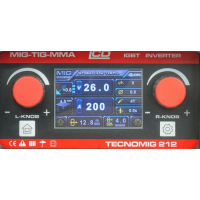 PÓŁAUTOMAT SPAWALNICZY TECNOMIG 212 LCD SYNERGIC VRD ALU