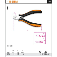 SZCZYPCE TNĄCE BOCZNE DLA ELEKTRONIKÓW 120MM
