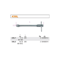 POKRĘTŁO DO GWINTOWNIKÓW Z MECHAN.ZAPADKOWYM DŁ. M5-M12