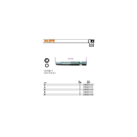 KOŃCÓWKA WKRĘTAKA TRZPIENIOWA SZEŚCIOKĄTNA DŁUGA 5MM