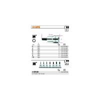 NASADKA 3/8'' Z KOŃCÓWKĄ TRZPIENIOWĄ