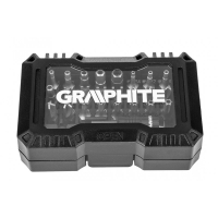 Zestaw bitów 32szt Graphite 56H618