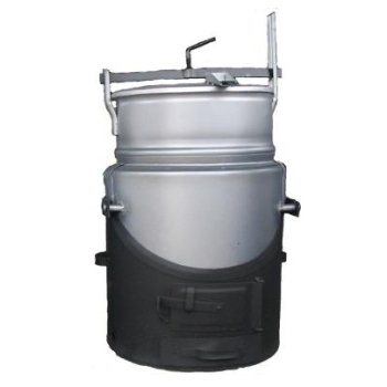 PARNIK Z SZAMOTEM CZARNY 100 L