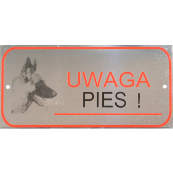 TABLICZKA OSTRZEGAWCZA NIERDZEWNA