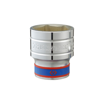 NASADKA KRÓTKA 6-KĄTNA CHROMOWANA 1/2'' 29MM