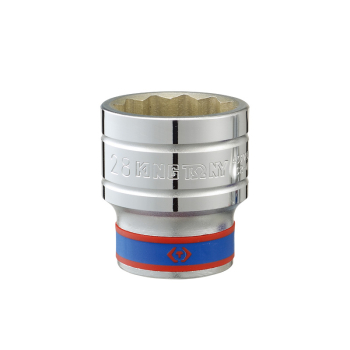 NASADKA KRÓTKA 12-KĄTNA CHROMOWANA 1/2'' 36MM