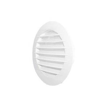 KRATKA OKRĄGŁA Z SIATKĄ 125MM BIAŁA