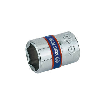 NASADKA KRÓTKA 6-KĄTNA CHROMOWANA 1/4'' 8MM