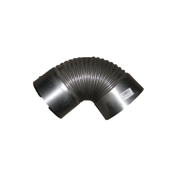 KOLANO PIECOWE CZARNE Z BLACHY 1MM 120MM