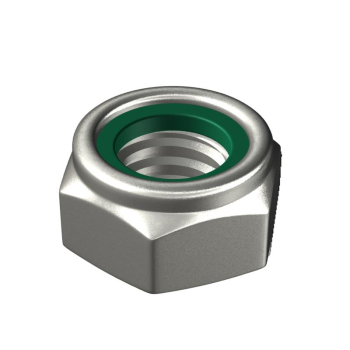 NAKRĘTKA Z WKŁADKĄ OCYNKOWANA  DIN 985 KLASA 8.8 M18*1.5