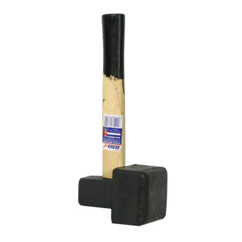 MŁOTEK BRUKARSKI Z NAKŁADKĄ GUMOWĄ 1KG